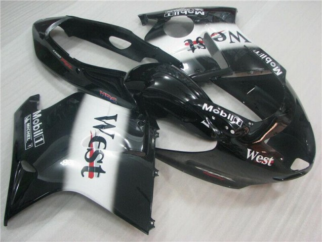 1996-2007 Black White West Honda CBR1100XX Motorcycle Fairing Kit 1996-2007 Black White West Honda CBR1100XX Motorcycle Fairing Kit