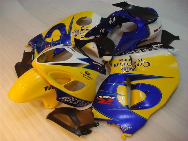 1996-2007 Ellow Blue Suzuki GSXR 1300 Hayabusa Bike Fairings