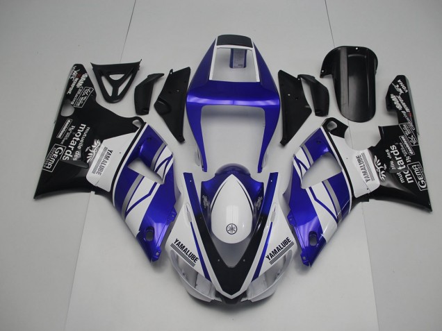 1998-1999 Blue White Black Yamaha YZF R1 Motorbike Fairings 1998-1999 Blue White Black Yamaha YZF R1 Motorbike Fairings
