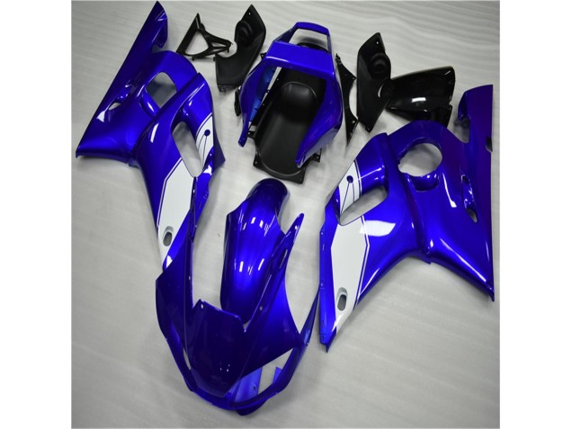 1998-2002 White Blue Yamaha YZF R6 Bike Fairings & Bodywork