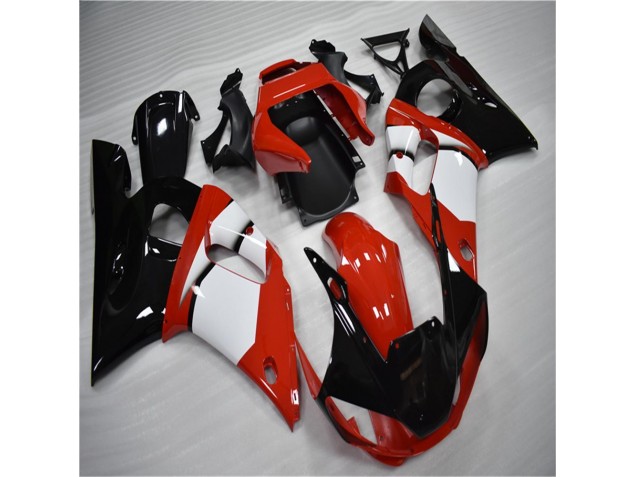 1998-2002 Black White Yamaha YZF R6 Motorbike Fairing