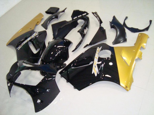 2000-2001 Black Gold Kawasaki ZX12R Motor Bike Fairings 2000-2001 Black Gold Kawasaki ZX12R Motor Bike Fairings