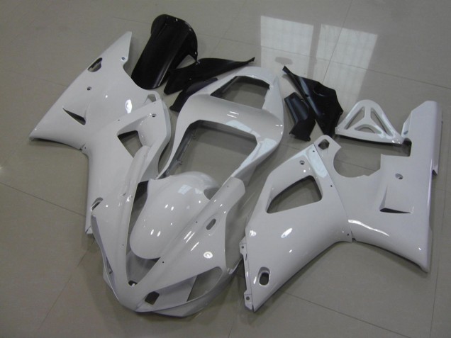 2000-2001 Pearl White Yamaha YZF R1 Motor Bike Fairings
