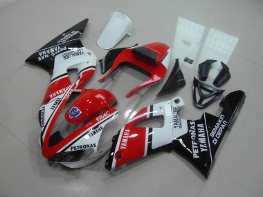 2000-2001 Red White Yamalube Yamaha YZF R1 Motorcycle Fairing
