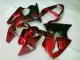 2000-2002 Red Black Kawasaki ZX6R Bike Fairing Kit 2000-2002 Red Black Kawasaki ZX6R Bike Fairing Kit