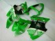 2000-2002 Green Black Kawasaki ZX6R Motorcycle Bodywork 2000-2002 Green Black Kawasaki ZX6R Motorcycle Bodywork