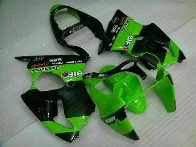 2000-2002 Green Kawasaki ZX6R Motorbike Fairing Kits 2000-2002 Green Kawasaki ZX6R Motorbike Fairing Kits