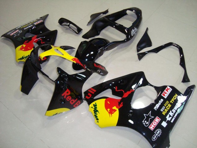 2000-2002 Red Bull Kawasaki ZX6R Motorcycle Fairings Kits 2000-2002 Red Bull Kawasaki ZX6R Motorcycle Fairings Kits