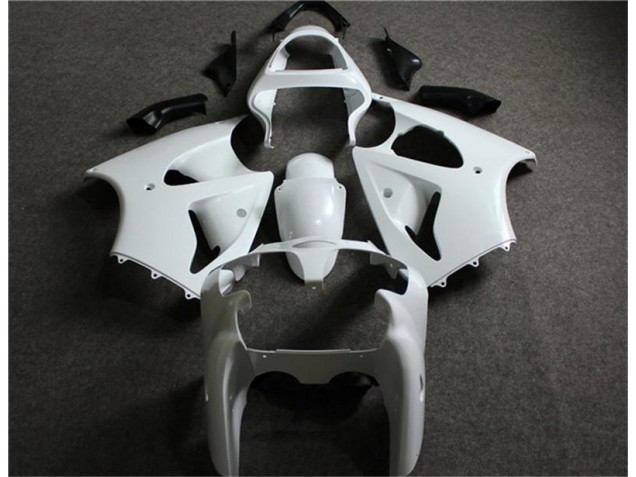 2000-2002 Unpainted Kawasaki ZX6R Replacement Motorcycle Fairings 2000-2002 Unpainted Kawasaki ZX6R Replacement Motorcycle Fairings
