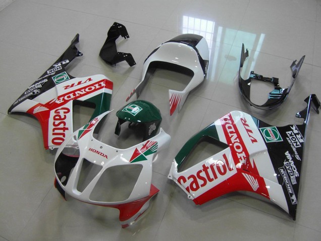2000-2006 Castrol Honda VTR1000 Motorcycle Fairings Kit 2000-2006 Castrol Honda VTR1000 Motorcycle Fairings Kit