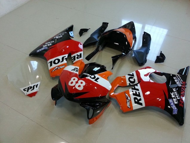 2001-2003 Race Repsol 88 Honda CBR600 F4i Motorcyle Fairings 2001-2003 Race Repsol 88 Honda CBR600 F4i Motorcyle Fairings