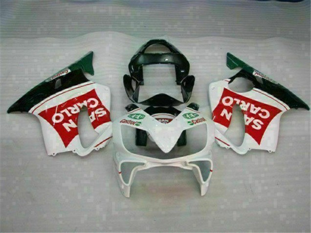 2001-2003 Red White Black San Carlo Honda CBR600 F4i Bike Fairing 2001-2003 Red White Black San Carlo Honda CBR600 F4i Bike Fairing