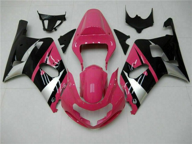 2001-2003 Pink Black Suzuki GSXR 600/750 Replacement Fairings 2001-2003 Pink Black Suzuki GSXR 600/750 Replacement Fairings