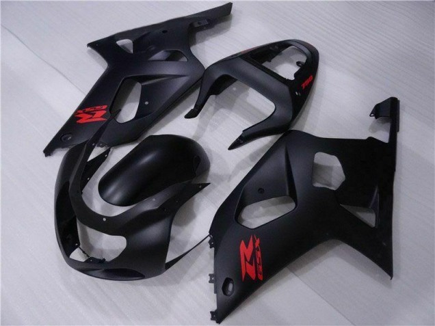 2001-2003 Black Suzuki GSXR 600/750 Motorcycle Fairings 2001-2003 Black Suzuki GSXR 600/750 Motorcycle Fairings