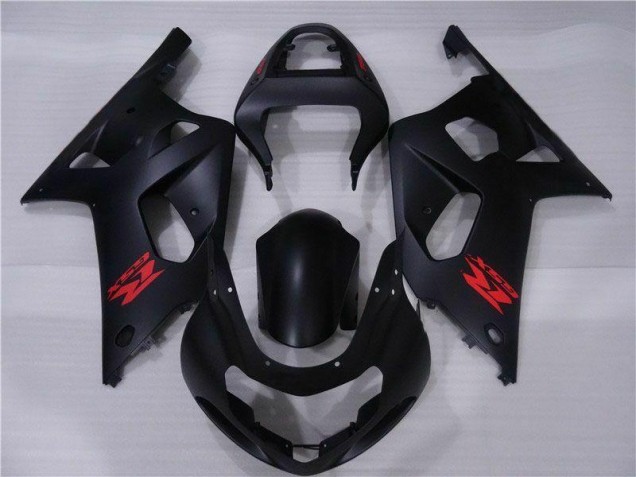 2001-2003 Black Suzuki GSXR 600/750 Motorcycle Fairings 2001-2003 Black Suzuki GSXR 600/750 Motorcycle Fairings