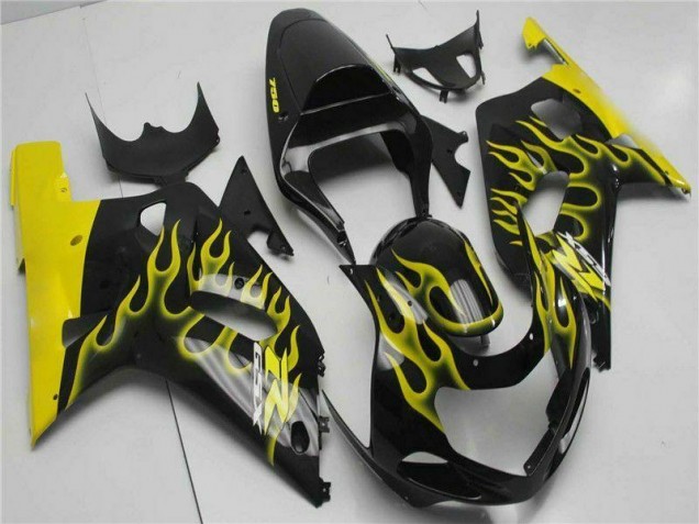 2001-2003 Black Suzuki GSXR 600/750 Motorbike Fairing 2001-2003 Black Suzuki GSXR 600/750 Motorbike Fairing