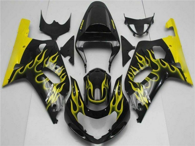 2001-2003 Black Suzuki GSXR 600/750 Motorbike Fairing 2001-2003 Black Suzuki GSXR 600/750 Motorbike Fairing