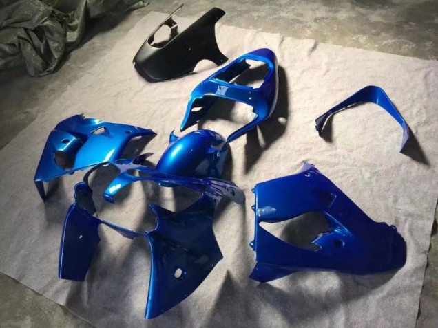 2002-2003 Blue Matte Black Kawasaki ZX9R Motorbike Fairings 2002-2003 Blue Matte Black Kawasaki ZX9R Motorbike Fairings