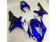 2002-2003 Blue White Yamaha YZF R1 Motorcycle Fairing Kits