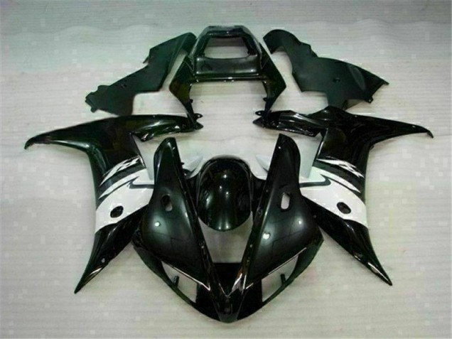 2002-2003 Black Yamaha YZF R1 Motorcycle Fairings Kit 2002-2003 Black Yamaha YZF R1 Motorcycle Fairings Kit