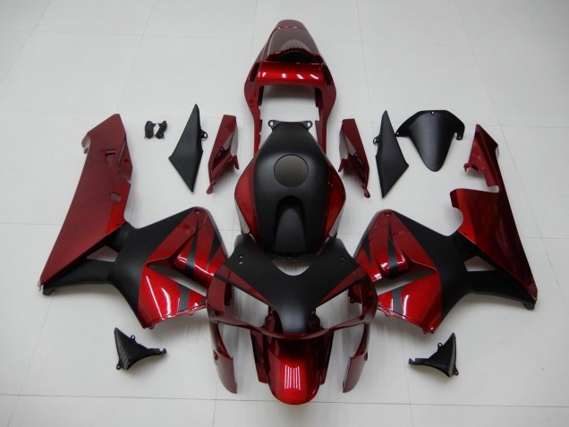2003-2004 Red Black Honda CBR600RR Motor Fairings 2003-2004 Red Black Honda CBR600RR Motor Fairings