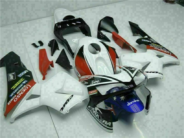 2003-2004 White Blue Honda CBR600RR Motorcylce Fairings