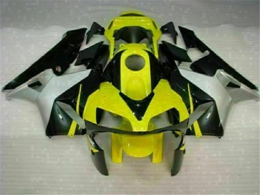2003-2004 Yellow Black Honda CBR600RR Motor Fairings