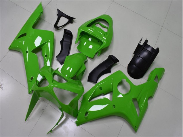 2003-2004 Green Kawasaki ZX6R Replacement Fairings 2003-2004 Green Kawasaki ZX6R Replacement Fairings