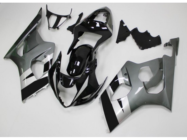 2003-2004 Black Grey Suzuki GSXR 1000 Moto Fairings 2003-2004 Black Grey Suzuki GSXR 1000 Moto Fairings