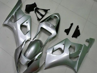 2003-2004 Silver Suzuki GSXR 1000 Motorcyle Fairings
