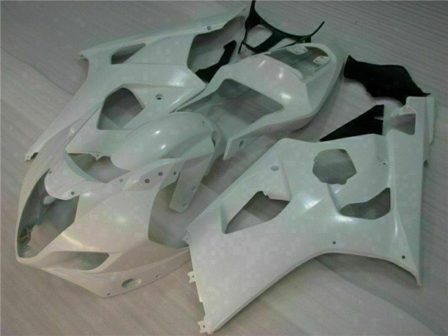 2003-2004 White Suzuki GSXR 1000 Motorbike Fairings & Bodywork 2003-2004 White Suzuki GSXR 1000 Motorbike Fairings & Bodywork