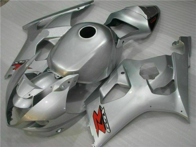 2003-2004 Silver Suzuki GSXR 1000 Bike Fairings 2003-2004 Silver Suzuki GSXR 1000 Bike Fairings