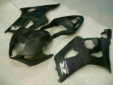 2003-2004 Matte Black Suzuki GSXR 1000 Motorbike Fairing Kits