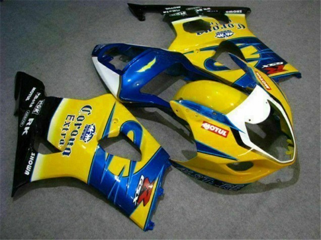 2003-2004 Yellow Blue Suzuki GSXR 1000 Bike Fairings 2003-2004 Yellow Blue Suzuki GSXR 1000 Bike Fairings