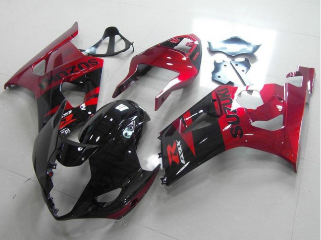 2003-2004 Black Red Suzuki GSXR 1000 Bike Fairing 2003-2004 Black Red Suzuki GSXR 1000 Bike Fairing