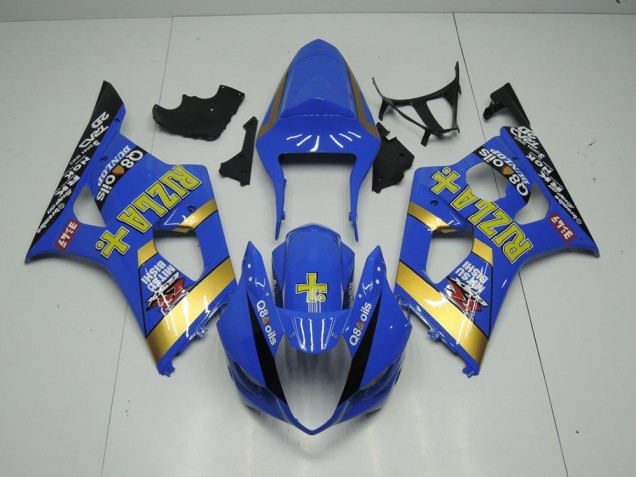 2003-2004 Blue Rizla Suzuki GSXR 1000 Motorcycle Fairings Kits 2003-2004 Blue Rizla Suzuki GSXR 1000 Motorcycle Fairings Kits