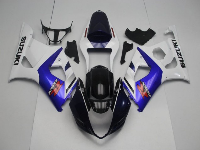 2003-2004 Dark Blue Front and Blue Suzuki GSXR 1000 Motorcycle Replacement Fairings 2003-2004 Dark Blue Front and Blue Suzuki GSXR 1000 Motorcycle Replacement Fairings