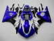 2003-2005 Blue White Black Yamaha YZF R6 Motorcycle Fairings Kit