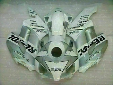 2004-2005 White Silver Repsol Honda CBR1000RR Motorcyle Fairings