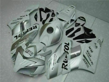 2004-2005 Silver White Repsol Honda CBR1000RR Motorcylce Fairings