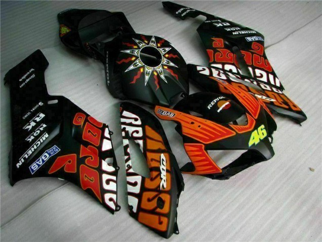 2004-2005 Black Orange Honda CBR1000RR Motorcycle Fairing Kits 2004-2005 Black Orange Honda CBR1000RR Motorcycle Fairing Kits