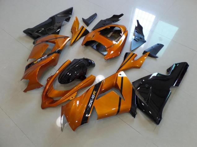 2003-2005 Gold Black Kawasaki ZX10R Bike Fairing 2003-2005 Gold Black Kawasaki ZX10R Bike Fairing