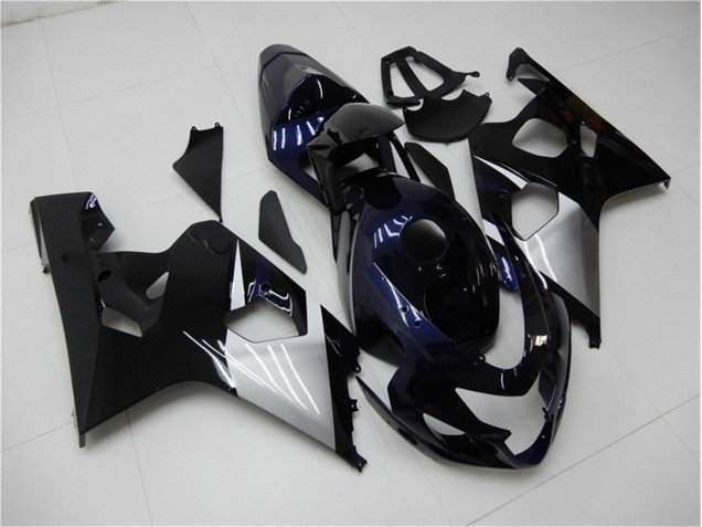 2004-2005 Blue Silver Suzuki GSXR 600/750 Replacement Fairings 2004-2005 Blue Silver Suzuki GSXR 600/750 Replacement Fairings