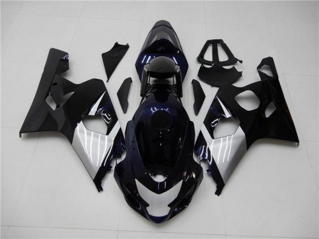 2004-2005 Blue Silver Suzuki GSXR 600/750 Replacement Fairings 2004-2005 Blue Silver Suzuki GSXR 600/750 Replacement Fairings