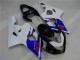 2004-2005 Blue White Suzuki GSXR 600/750 Motorcycle Replacement Fairings 2004-2005 Blue White Suzuki GSXR 600/750 Motorcycle Replacement Fairings