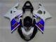 2004-2005 Blue White Suzuki GSXR 600/750 Motorcycle Replacement Fairings 2004-2005 Blue White Suzuki GSXR 600/750 Motorcycle Replacement Fairings