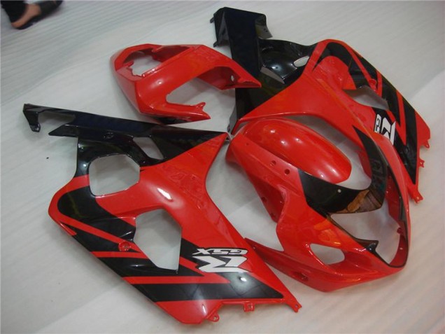 2004-2005 Red Black Suzuki GSXR 600/750 Motor Fairings 2004-2005 Red Black Suzuki GSXR 600/750 Motor Fairings