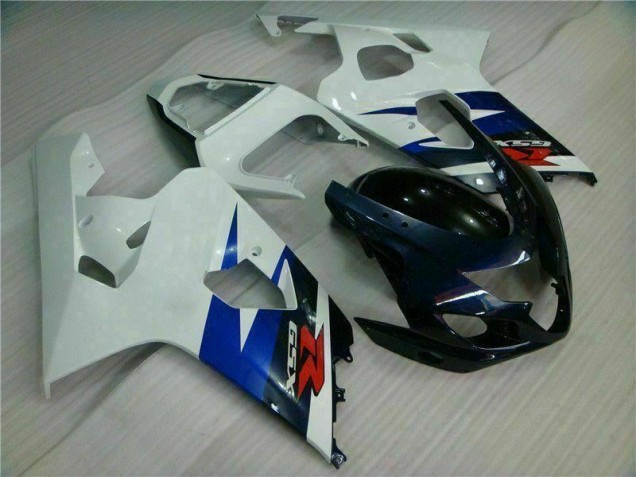 2004-2005 White Black Suzuki GSXR 600/750 Motorcycle Fairing 2004-2005 White Black Suzuki GSXR 600/750 Motorcycle Fairing