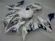 2004-2006 White Blue Flame Yamaha YZF R1 Replacement Fairings 2004-2006 White Blue Flame Yamaha YZF R1 Replacement Fairings