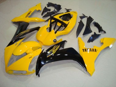 2004-2006 Yellow Black Flame Yamaha YZF R1 Replacement Motorcycle Fairings